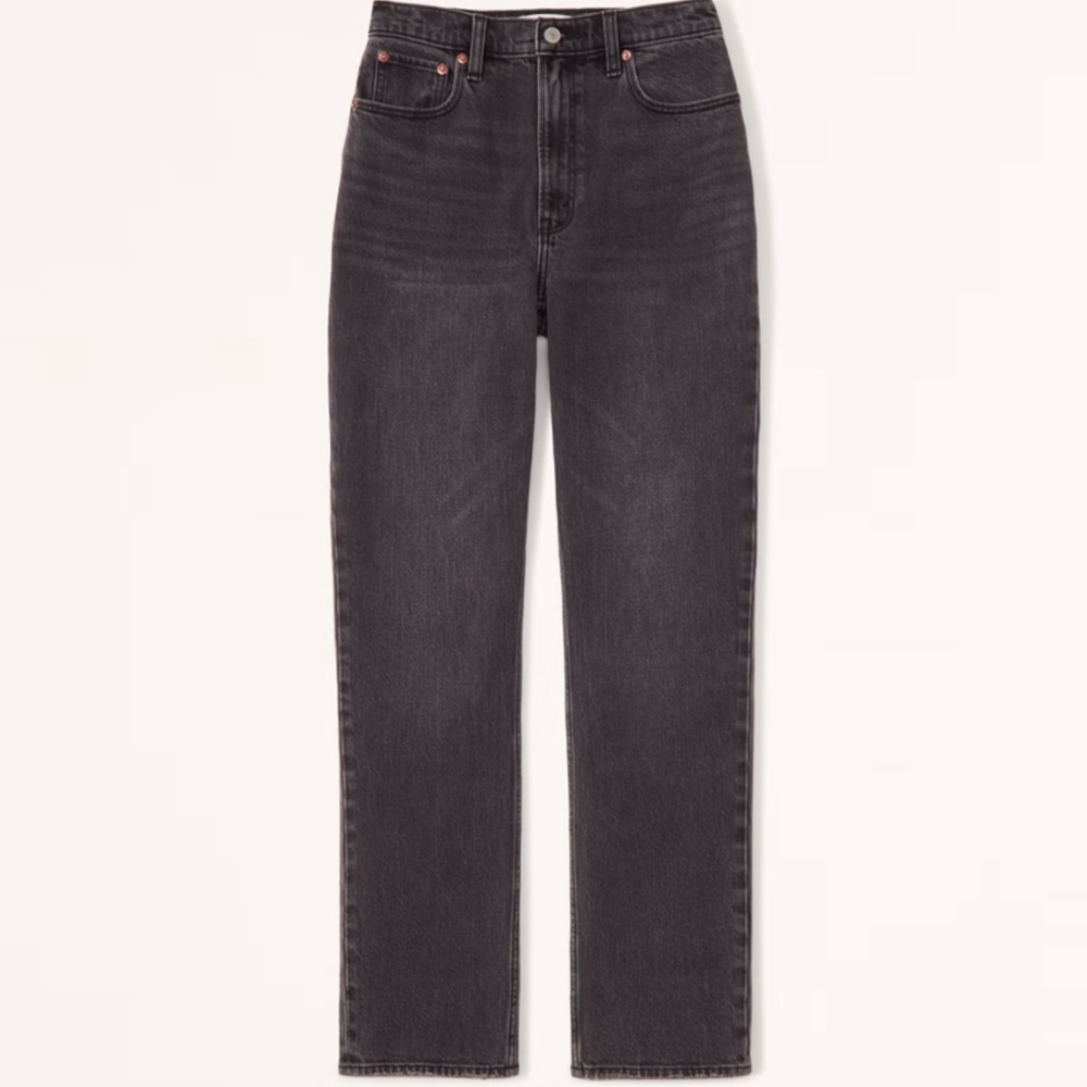 Abercrombie Ultra High Rise 90s Straight Jean Curve Love 27